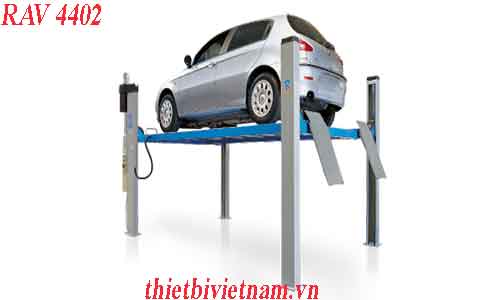 Cầu nâng 4 trụ kiểm tra góc đặt bánh xe 4 tấn Ravaglioli RAV 4402