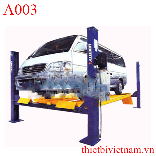 Cầu nâng 4 trụ – thiết bị nâng ô tô 4 trụ thủy lực MONHEN A003