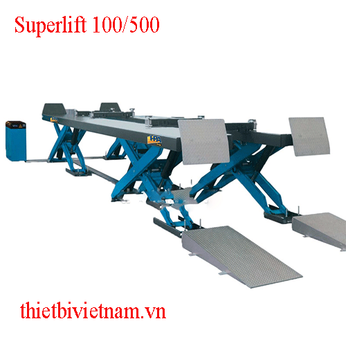 Cầu Nâng Cắt Kéo 2 Tầng Xe Tải Container Lớn HPA Superlift 100/500 Italy 10 – 50 Tấn
