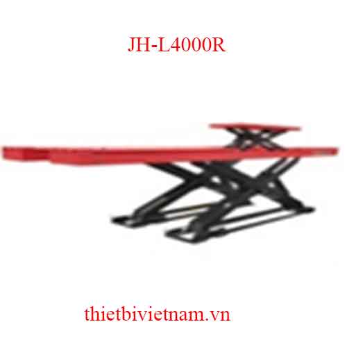 Cầu nâng cắt kéo 4 tấn - có kích phụ 2,5T -  chuyển động dọc cầu JunHV JH-L4000R