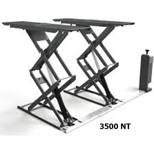 Cầu nâng cắt kéo chìm sàn 3,5 tấn kiểu Jumbo Lift 3500 NT