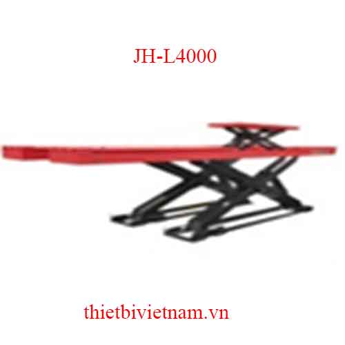 Cầu nâng cắt kéo chuyên dùng cho kiểm tra góc đặt bánh xe JunHV JH-L4000