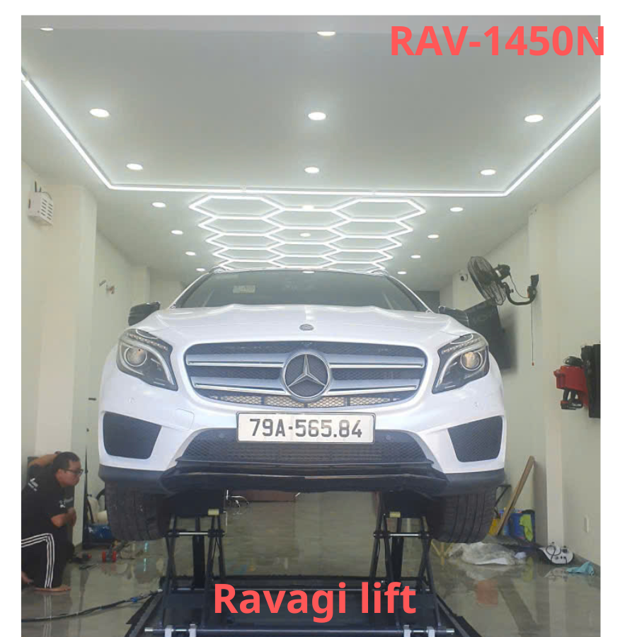 Cầu nâng cắt kéo di động  Ravagi lift RAV-1450N