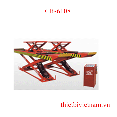 Cầu nâng cắt kéo thuỷ lực 4 tấn (chức năng cân chỉnh góc đặt bánh xe) CR-6108