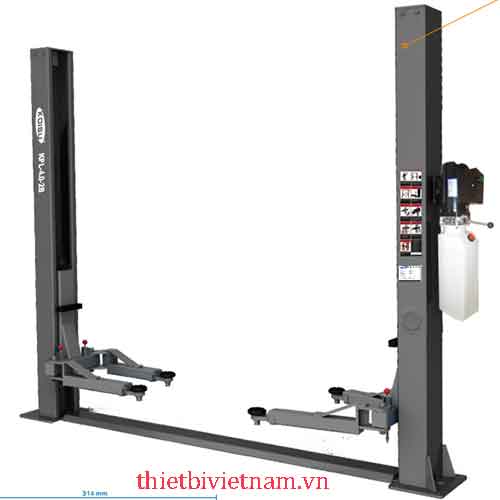 Cầu nâng hai trụ đế dưới koisu KPL-4.0-2B