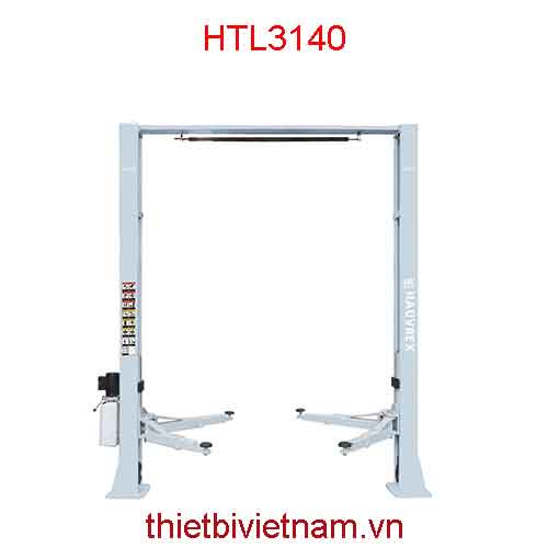 Cầu nâng ô tô 2 trụ giằng trên (cáp trên) hãng Hauvrex HTL3140