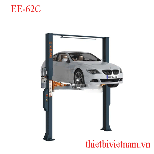 Cầu Nâng Ô Tô 2 Trụ Kiểu Cổng Cáp Trên EAE EE-62C 3,5 Tấn – 4,2 Tấn