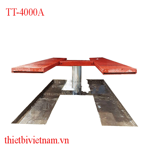 Cầu Nâng Rửa Xe Ô Tô 1 Trụ Âm Nền Chữ H 4 Tấn Thibivina TT-4000A