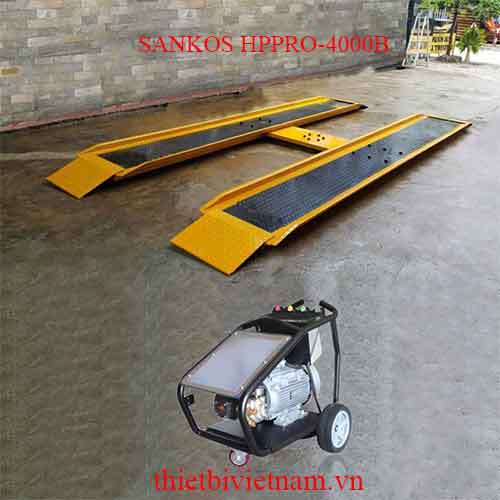 CẦU NÂNG RỬA XE Ô TÔ 1 TRỤ ẤN ĐỘ KIỂU NỔI SANKOS HPPRO-4000B