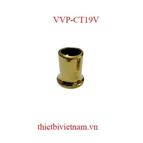 Chén tường giữ đầu ống inox Ø19 VVP màu vàng model VVP-CT19V