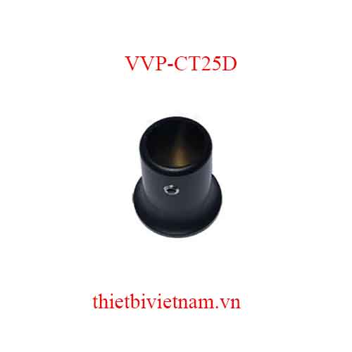 Chén tường giữ đầu ống inox Ø25 VVP màu đen model VVP-CT25D