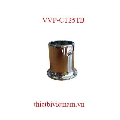 Chén tường giữ đầu ống inox Ø25 VVP trắng bóng model VVP-CT25TB