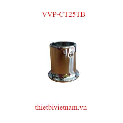 Chén tường giữ đầu ống inox Ø25 VVP trắng bóng model VVP-CT25TB