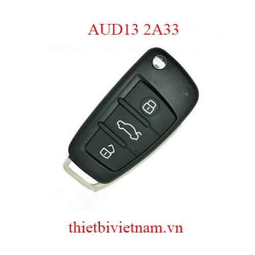 Chìa khóa ô tô Audi A3 2011-2018 Remote Flip 3 Button 433mhz ( Original ) AUD13 2A33