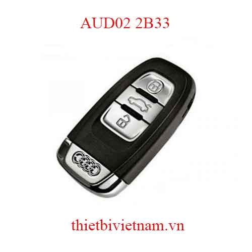 Chìa khóa ô tô Audi Q5 A4 A5 2008 – 2017 Remote 3 Nút 433MHz AUD02 2B33