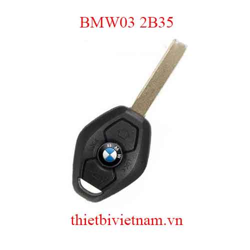 Chìa khóa ô tô BMW CAS2 Remote 3 Button 315mhz Chip on Board BMW03 2B35