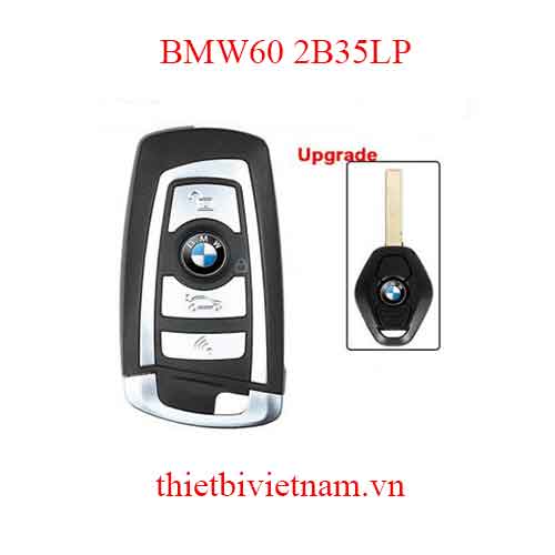 ​Chìa khóa ô tô BMW CAS2 remote 3 button upgrade FILP SYLE (chìa CAS2 độ gập mẫu CAS4) 315LPmhz BMW60 2B35LP