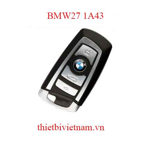 Chìa khóa ô tô BMW CAS4 Keyless Go 4 Button 433mhz( Original ) BMW27 1A43