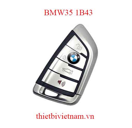 Chìa khóa ô tô BMW FEM X5 X6 2017 Keyless Go 4 Button 433mhz BMW35 1B43