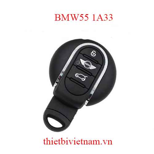 Chìa khóa ô tô BMW MINI F Series Keyless Go 3 Button 433mhz​ ( Original ) BMW55 1A33