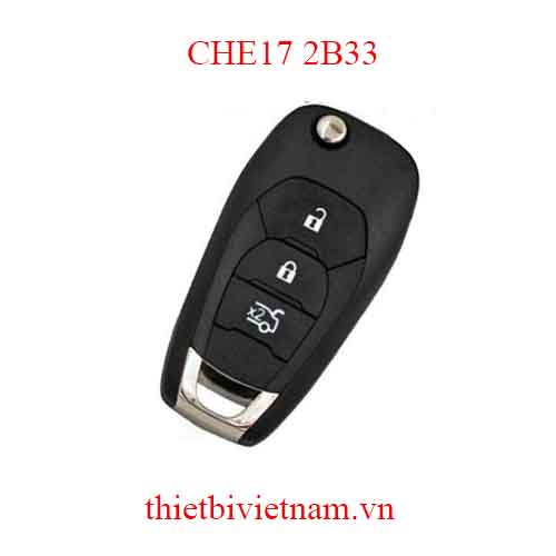 Chìa khóa ô tô Chevrolet Cruze Remote 3 Button 433mhz CHE17 2B33