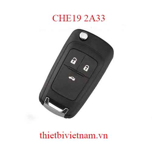 Chìa khóa ô tô Chevrolet Spark Remote 3 Button 433mhz CHE19 2A33