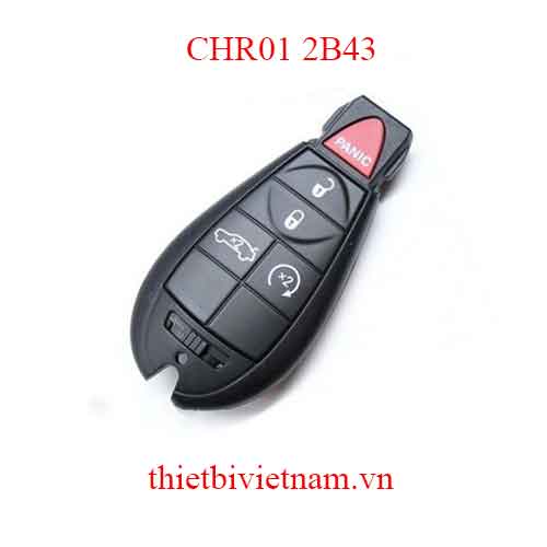 Chìa khóa ô tô Chrysler Remote 4 Button / 5 Button 433mhz Dodge Jeep 2008 – 2010 Chip 46 CHR01 2B43