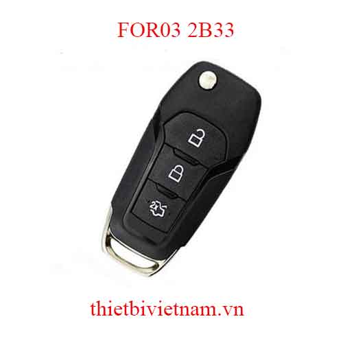 Chìa khóa ô tô Ford Everest Remote 3 Button 433mhz Year 2016 Chip HITAG PRO 