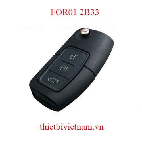 Chìa khóa ô tô Ford Focus Remote 3 Button 433mhz 2011 – 2014 Chip 4D83 FOR01 2B33