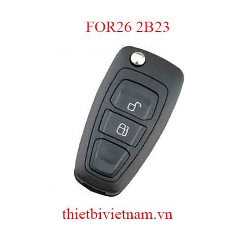 Chìa khóa ô tô Ford Ranger remote 2 Button 433mhz sau 2011 FOR26 2B23