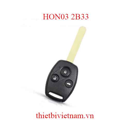 Chìa khóa ô tô Honda Civic Remote 3 Button 433mhz 2008 – 2014 HON03 2B33