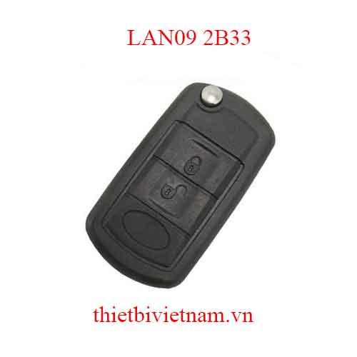 Chìa khóa ô tô LandRover Remote Flip 2 Button 433mhz LAN09 2B33