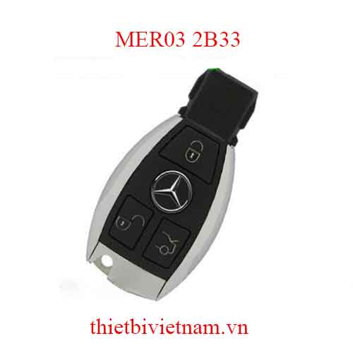 Chìa khóa ô tô Mercedes remote 3 button 433mhz MER03 2B33