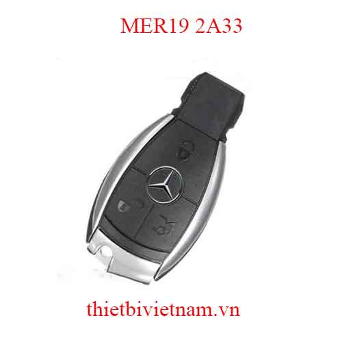 Chìa khóa ô tô Mercedes Remote 57 3 Button 433hmz round head – Remote bầu ( Original ) MER19 2A33