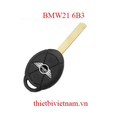 Chìa khóa ô tô MINI Cooper Key Shell 3 Button For Straight Remote BMW21 6B3