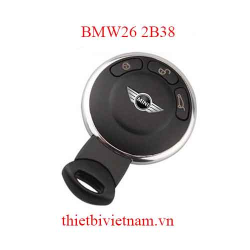Chìa khóa ô tô MINI Cooper Remote 3 Button 868mhz BMW26 2B38