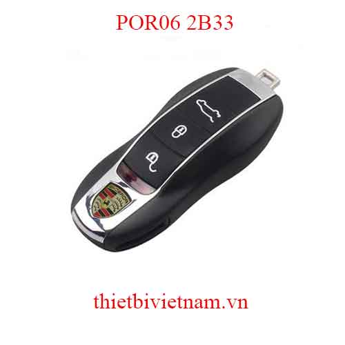 Chìa khóa ô tô Porsche Keyless Go 3 Button 433mhz​ POR06 2B33