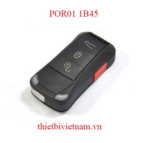 Chìa khóa ô tô Porsche Keyless Go 4 Button 315mhz Flip Style POR01 1B45
