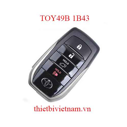 Chìa khóa ô tô Toyota Camry 2015-2018 Keyless Go 4 nút -TOY49B 1B43 