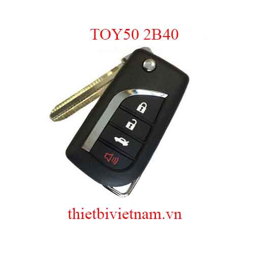 Chìa khóa ô tô Toyota Camry 2017 Flip 4 Button 314.4mhz TOY50 2B40