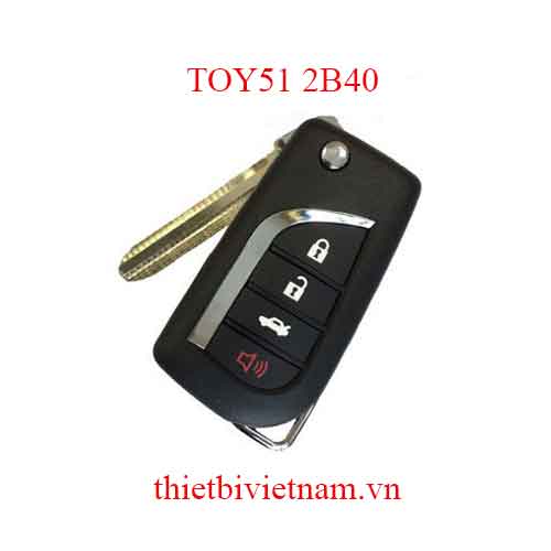 Chìa khóa ô tô Toyota Camry Flip 4 Button 314.4mhz -TOY51 2B40 