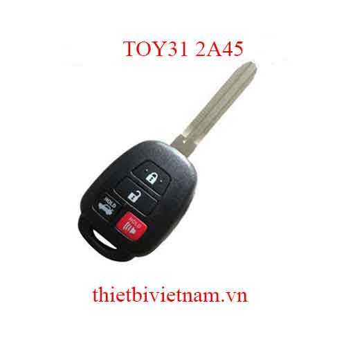 Chìa khóa ô tô Toyota Camry Remote Key Straight 4 Button 314.4mhz 2012 – 2015 (Original) TOY31 2A45