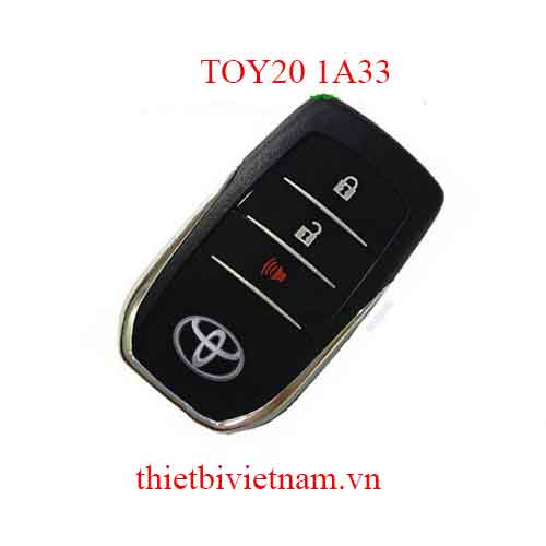 Chìa khóa ô tô Toyota Hilux Keyless Go 3 Button 433MHz ( Original ) TOY20 1A33​