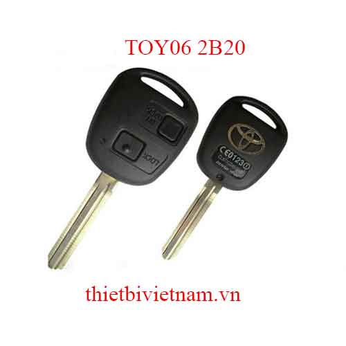 Chìa khóa ô tô Toyota Land Cruiser Remote 2 Button 304mhz 2000 – 2008 TOY06 2B20