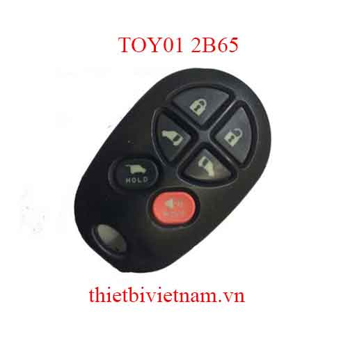 Chìa khóa ô tô Toyota Siena Remote 6 Button 315mhz 2004 – 2009 TOY01 2B65