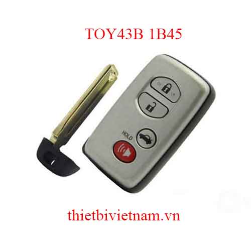 Chìa khóa ô tô Toyota Venza Keyless Go 4 Button 315 mhz 2009 – 2013 TOY43B 1B45