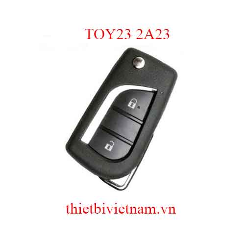 Chìa khóa ô tô Toyota Vios, Innova Remote 2 Button 433mhz Flip 2015 – 2016 ( Original ) TOY23 2A23