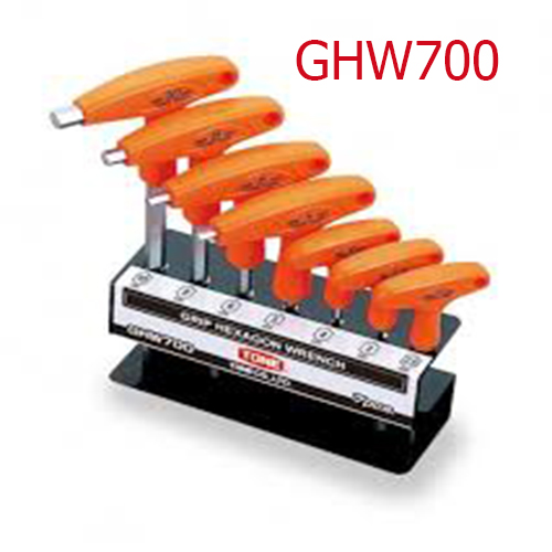 Chìa vặn lục giác kiểu chữ L,9 chi tiết (hệ inch)