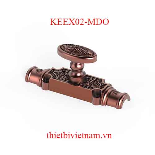 Chốt Cremone hợp kim kẽm EX 02 mạ đồng KEEX02-MDO