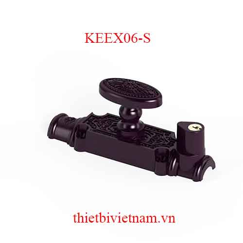 Chốt Cremone hợp kim kẽm EX 06 sơn tím KEEX06-S